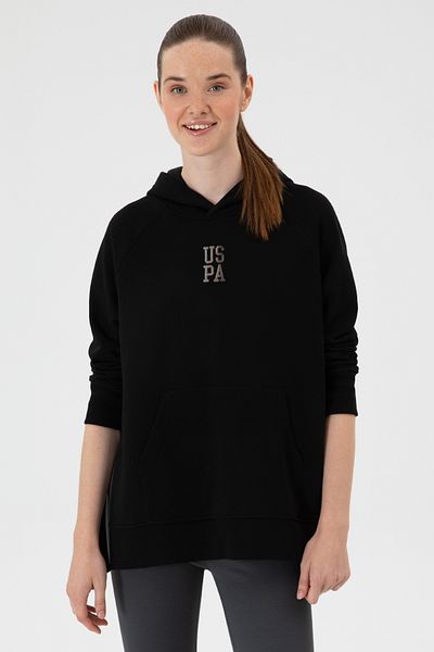 U.S. Polo Assn. Women's Black Sweatshirt 50313611-Vr046