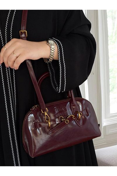 Miu Arcadie leather bag