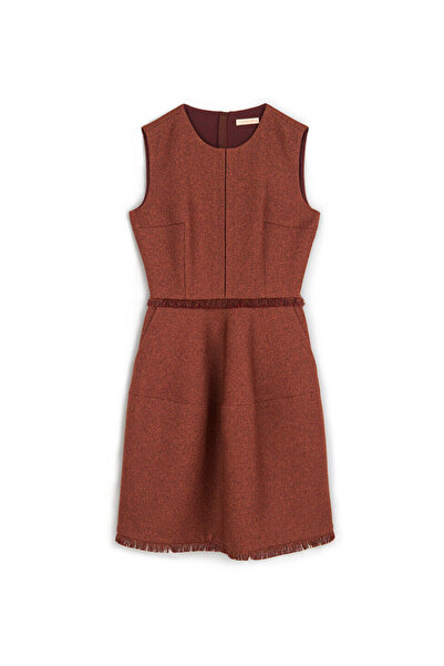 Machka Püskül şeritli elbise