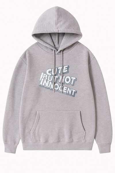 CLASSY.MODA “Trend Oversize Hooded Sweatshirt - Comfortable 3 Thread Fabric, Colorful Printed Unisex”
