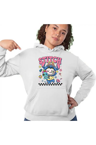 OEM Women's Sweatshirt Labubu Stich