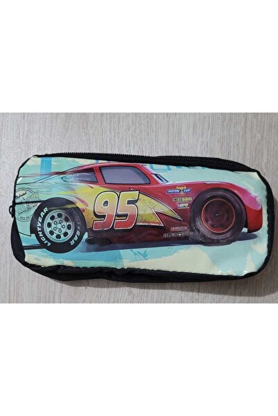 DerinHome Cars Car Character Print Double Eye Pen Holder Pencil Case