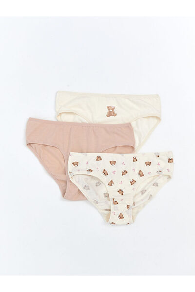 LC Waikiki Quality Parts from Celebi Store |   Printed Girl's Panties 3-Piece