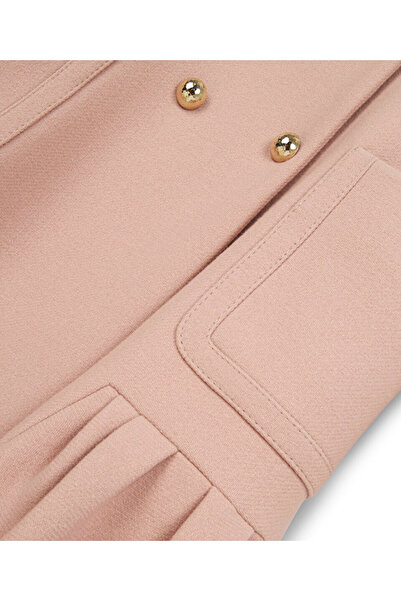 Machka Yün karışımlı volanlı kaban