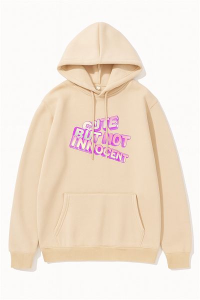 CLASSY.MODA “Trend Oversize Hooded Sweatshirt - Comfortable 3 Thread Fabric, Colorful Printed Unisex”