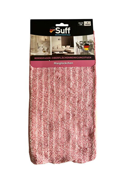 Suff Müge Microfiber Surface Cleaning Cloth Set of 3, 32 X 32 cm