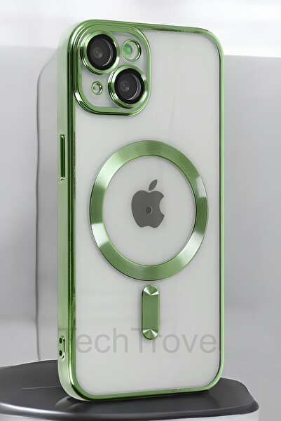 TechTrove iPhone 14 Plus Kılıf Kamera Korumalı Sararma Yapmaz Magsafe Şarj Öz...
