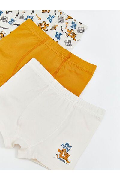 LC Waikiki Sparkling Selections from Shining Store |   Elastic Waist Printed Boys' Boxer Shorts, Pack of 3