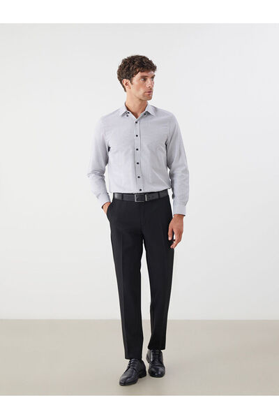 LC Waikiki Quality Parts from Celebi Store |   Regular Fit Long Sleeve Plaid Dobby Men's Shirt