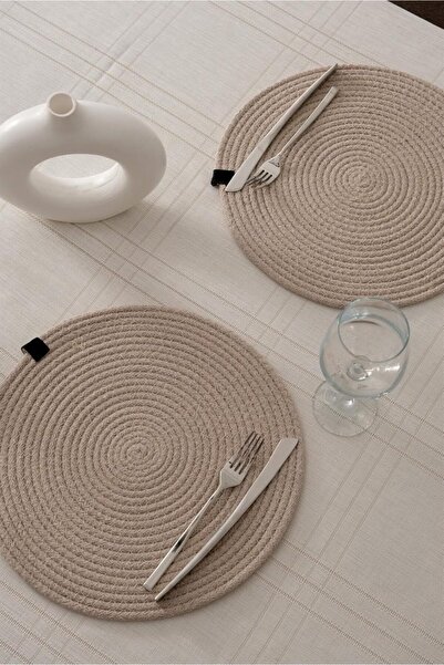 Mena Rise Brfshp Favora 2-Piece Jute Rope Supla Wicker American Service - Bei...