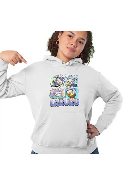 OEM Women's Hoodie Labubu Cute Baby