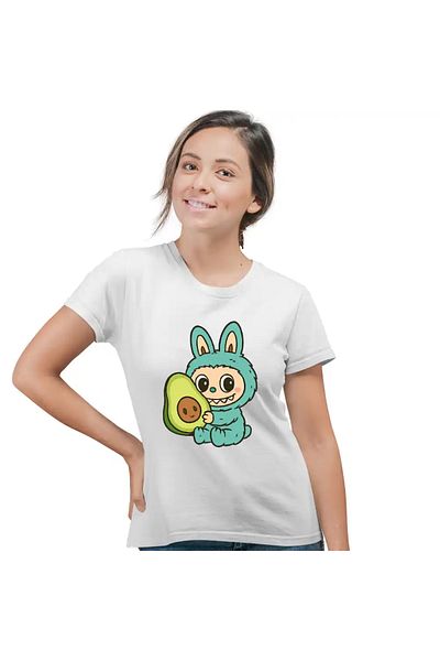 OEM Women's T-shirt Labubu Avocado