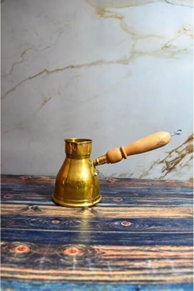 Generic Brass-Burq: 100% Pure Copper Premium Coffee Set, Contains 2 Glass Cups & Serving Tray Spartae, Elega