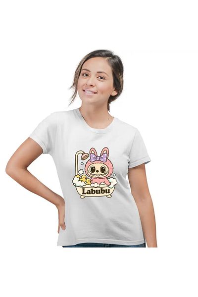 OEM Women's T-shirt Labubu Bathroom