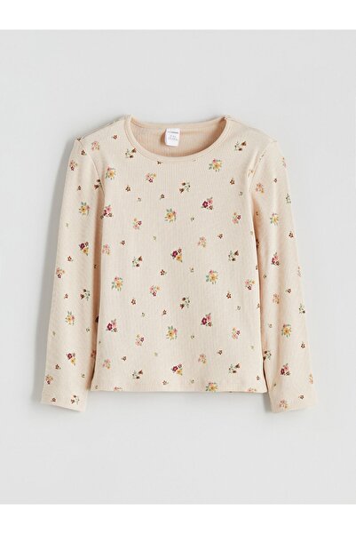 LC Waikiki LCW Kids NEW SEASON Παιδικό μπλουζάκι για κορίτσια με λαιμόκοψη 2 τεμαχίων