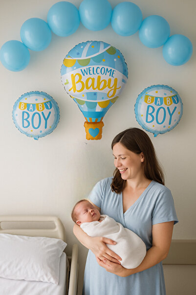 İLK EL AVM Baby Shower Parti Konsept Hastane Odası Balon Setleri – Anne Adaylarına Özel Süsleme ve Dekorasyon