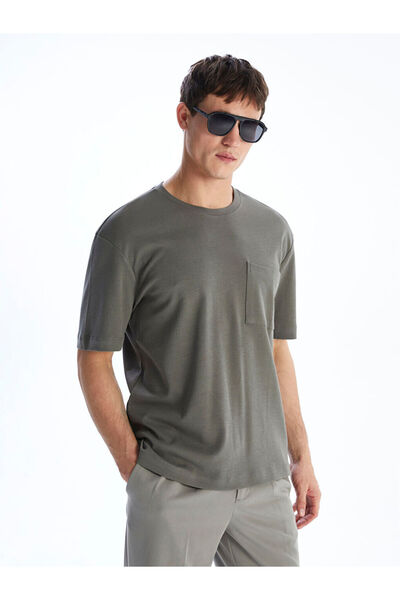 LC Waikiki RMZ GİYİM FARKİLYA Tricou pentru bărbați Zero Roba Collar