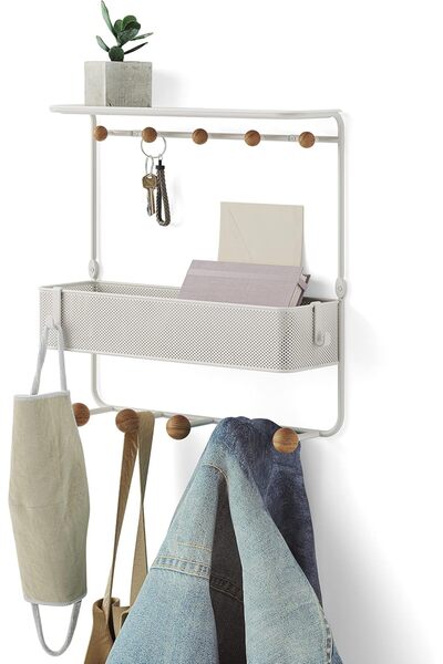 STOREMAX Sellbuyst Over-The-Door Organizer - with Multi-Purpose Shelves, White Trendy 266450