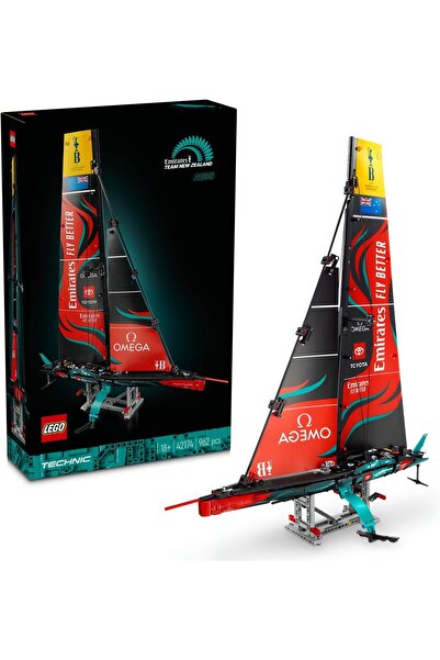 STOREMAX Emirates Team New Zealand Ac75 Yacht 42174 - Sailboat Model Building Kit for Adults (962
