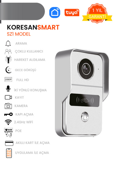 koresan SZ1 Tuya Kameralı Kapı Zili