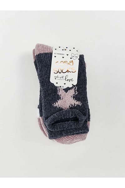 LC Waikiki Lcw Patterned Women's Home Socks 2-Piece (W5)