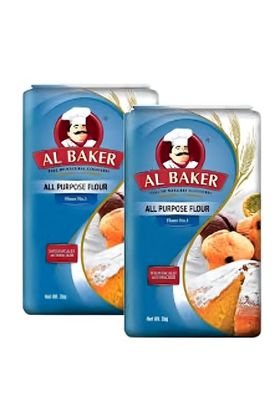 Al Baker دقيق عادي وعطا 2 كجم + 1 كجم