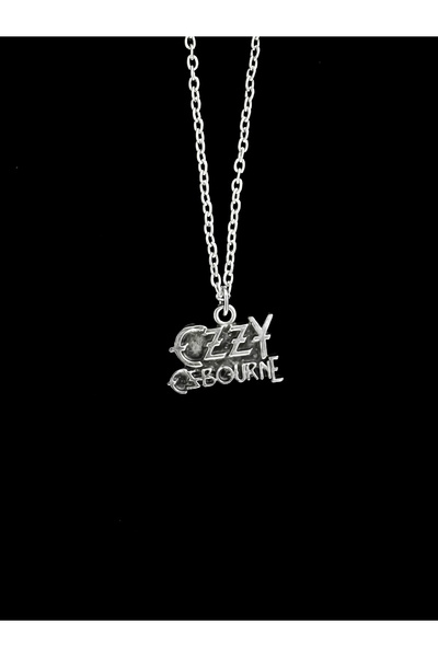 DarkellaStore قلادة معدنية على الطراز القوطي بانك أوزي أوزبورن بلاك ساث