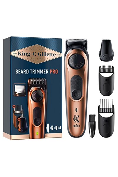 King C. Gillette Mașină de Tuns Barbă Pro, 40 Setări Lungime, Lamă Metalică