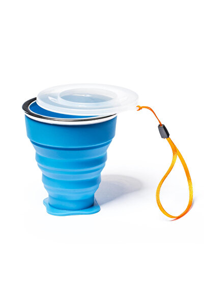 Gadget Master Cană de călătorie pliabilă albastră