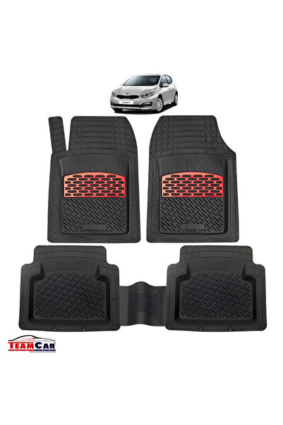 TEAMCAR Стелки за кола за Kia Ceed II, съвместими с тип тава (2012-2018), чер...