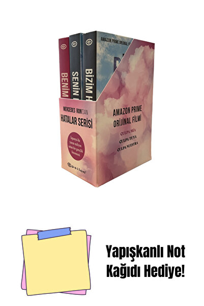 Epsilon Yayınevi Mercedes Ron - Hatalar Serisi – 3 Kitaplık Kutulu Set + Yapı...