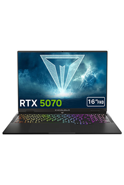 CASPER Excalibur G915 i7-13620H 64GB 2TB 8GB RTX5070 165Hz 16" Freedos Gaming Laptop G915.1362-EX70X-C