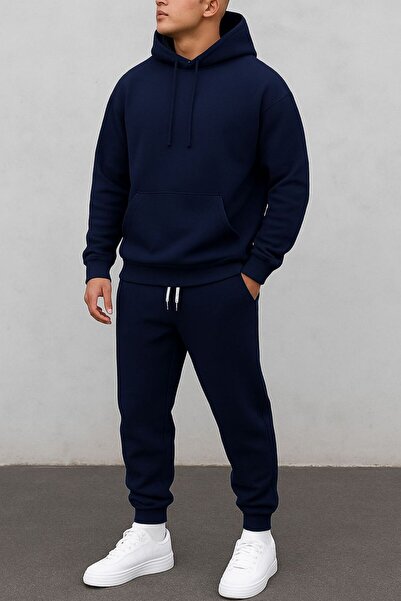 CLASSY.MODA Set de hanorac și pantaloni de trening pentru bărbați – oversize ...