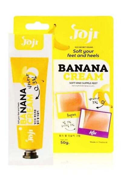 Joji كريم الموز للقدمين 50 جرام - ترطيب عميق وتنعيم الكعبين