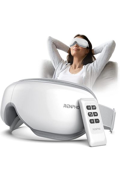 RENPHO جهاز تدليك العين مع جهاز تحكم عن بعد، حرارة، ضغط، هدايا عيد ميلاد للنساء والرجال، Eyeris 1 S