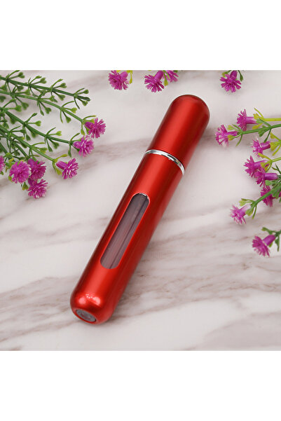 Choice9 زجاجة عطر صغيرة محمولة قابلة لإعادة التعبئة بسعة 8 مل و8/10 مل ومضخة رذاذ وزجاجة رذاذ من الألومنيوم ومستحضرات التجميل