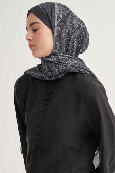 carell Ravena Black Nilla Cotton Shawl