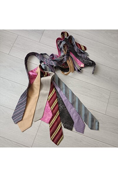 shop emektar eskiler Çeşit Markalara Ait 8 Adet Kravat.