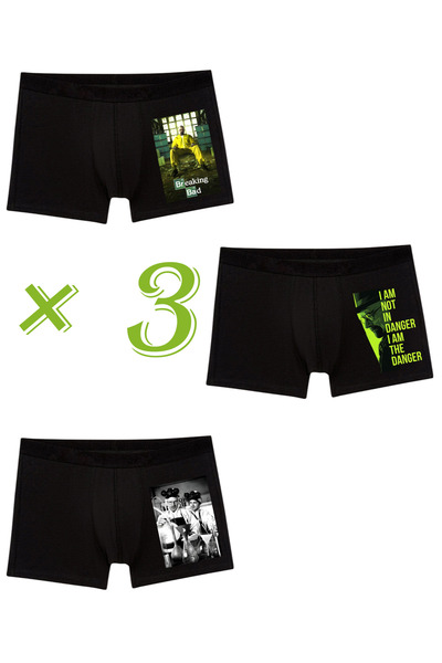 MAGORS Breaking Bad Designed Unisex Boxer 3 Pieces (Set of 3)