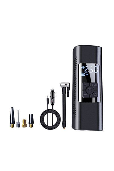 Polyhedron Pompa Auto Electrica Polyhedron, LCD Digital, LED, Compresor Porta...