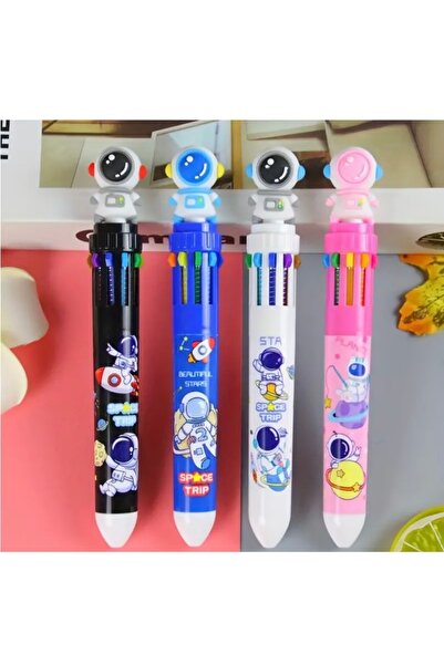 MODA قلم حبر جاف رائد الفضاء 10 ألوان