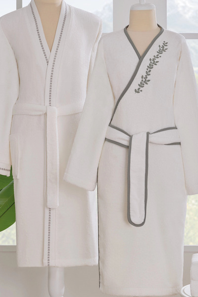 Özdilek Jarden Family Bathrobe Set