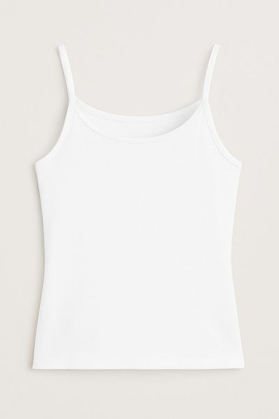 LAUMA Women's White Strappy Undershirt
