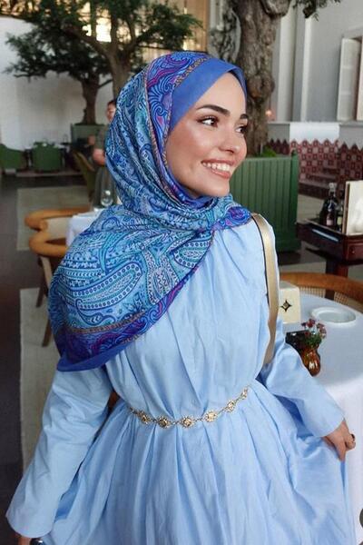 carell Kübra Koç's Choice Ravena Lilac Nilla Cotton Shawl