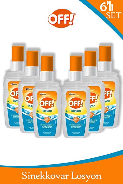 OFF ! Sinekkovar Losyon 100 ml x 6 Adet