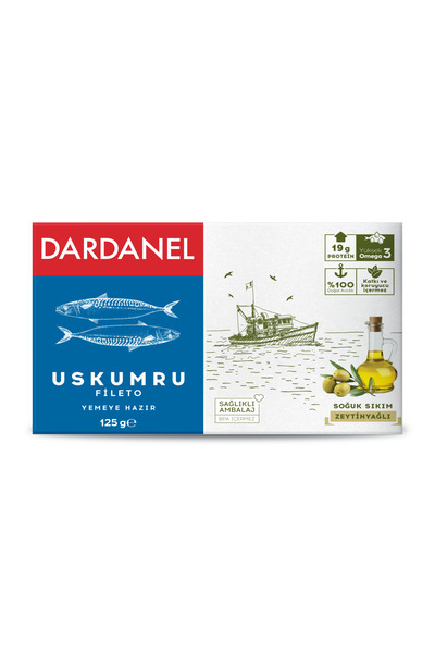 Dardanel USKUMRU FİLOTO 125 GR ZEYTİNYAĞLI