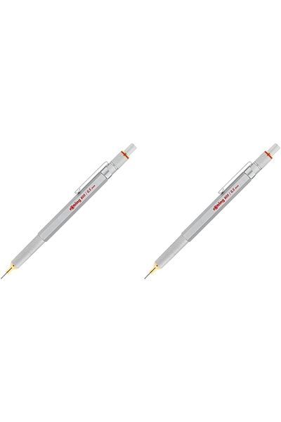 AC BOX 800 Mechanical Pencil 1904449 Chrome,0.5 mm 2-Pack Ac Box 861931