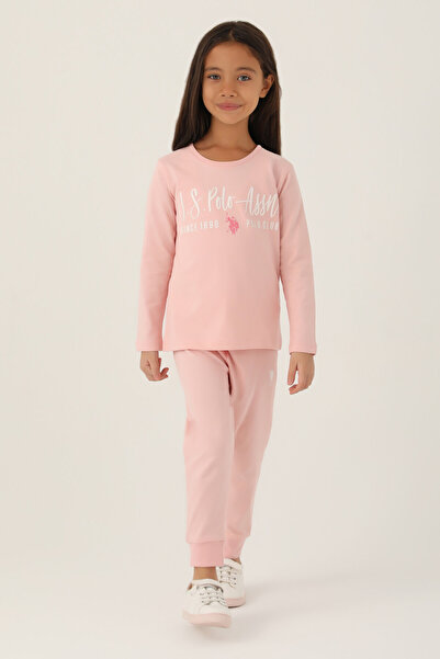 U.S. Polo Assn. U.S. Polo Assn. Girls Powder Pink Pyjama Set