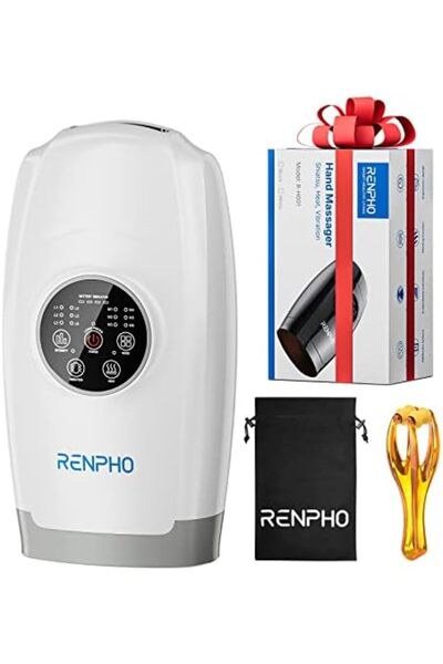 RENPHO جهاز تدليك يدوي بالحرارة، جهاز تدليك يدوي لاسلكي