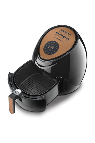 Kenwood مقلاة هوائية رقمية مدمجة بقوة 1800 واط وسعة 7 لتر، HFP72.000BK